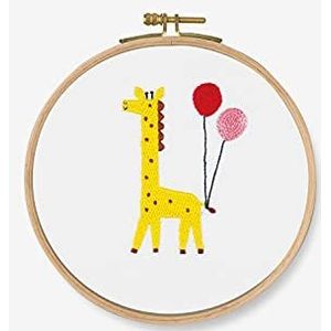 DMC Huisdieren Party-Welke een Giraffe Kit, Stof/Weefsel, Diverse