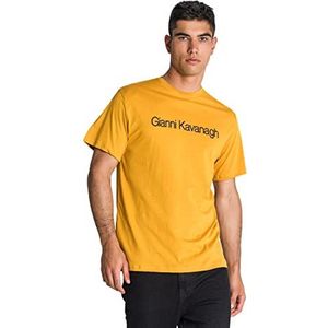 Gianni Kavanagh geel (Essential Maxi Regular Tee Yellow), Red, L