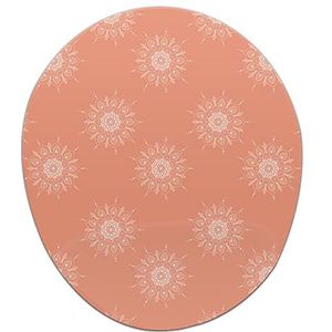 Bonamaison, Ergonomische muismat met polssteun, digitaal bedrukte muismat tegen schede problemen, antislip onderkant, voor kantoor en thuis, afmetingen: 20 x 23 cm
