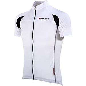 Nalini 02186601116E000.10 KARMATI T-shirt voor heren, wit/zwart, XXL, wit/zwart., XXL