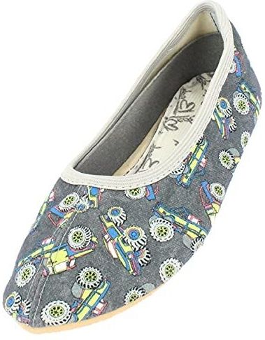 BECK - Huisschoenen - Grijs - Monster Cars - Pantoffels