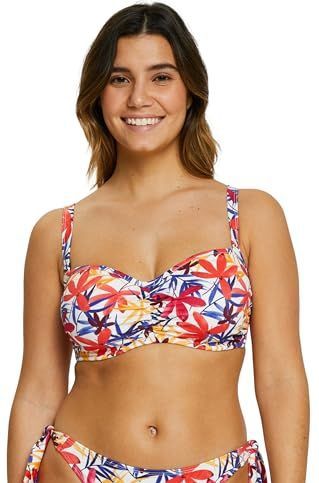 SANS COMPLEXE - Island Dream - Badpak - Wit - Bloemenpatroon - 80% Polyamide, 20% Elastaan