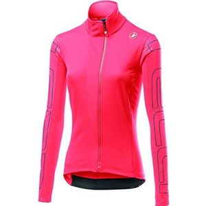 CASTELLI Transition W Jacket Jacket, Brilliant Pink/Dark Steel Blue, L Vrouwen