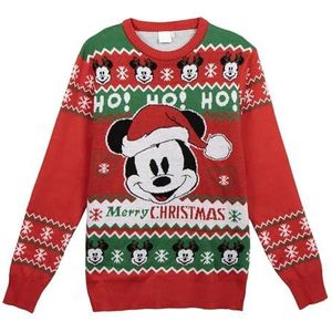 CERDÁ LIFE'S LITTLE MOMENTS Mickey kersttrui voor volwassenen, uniseks, Rood, XS