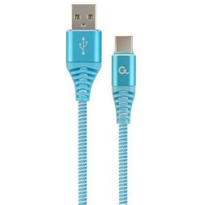 Gembird CC-USB2B-AMCM-2M-VW USB 2.0 kabel USB A USB C blauw