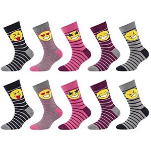 Camano 1106109000 - kinderen ca-soft gerecycled katoenen sokken 10p, maat 23/26, kleur shocking pink, shocking pink, 23 EU