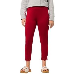 Ulla Popken Dameslegging, rood, 32W x 32L