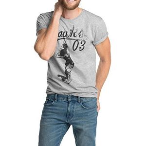 ESPRIT heren T-shirt met print - slim fit 084EE2K007