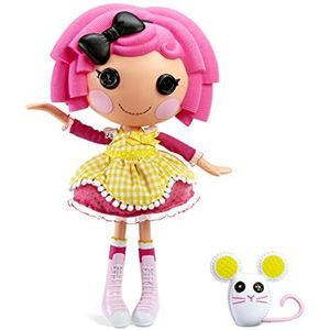 Lalaloopsy Doll Crumbs Sugar Cookie met huisdier Mouse - 33 cm Baker pop met veranderbaar roze & geel uitfit & schoenen, In een herbruikbaar huis speelset pakket - Voor 3-103 jaar