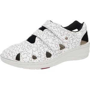 Berkemann Larena sneakers voor dames, wit/zwart, 41,5 EU, wit, zwart, 41.5 EU