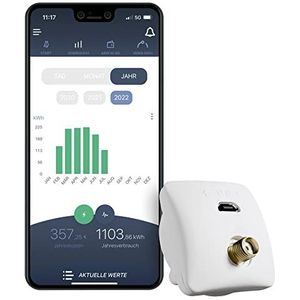Powerfox PA201901 Energiekosten Messingaccessoires met app-besturing