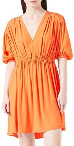 HUGO Dameskamen-1 jurk, helder rood 621, 36, Bright Red621, 36