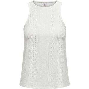 Only Onlsandra S/L Top Jrs Dames, wit., XL