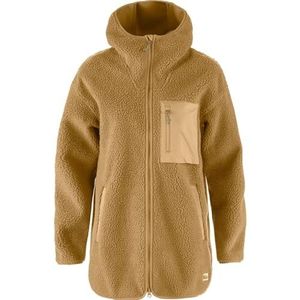 Fjällräven Dames Vardag Pile Long W, Buckwheat Brown, L, Buckwheat Brown, L