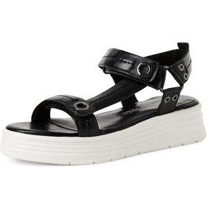 MARCO TOZZI 2-28706-44 sandalen voor dames, zwart, 37 EU
