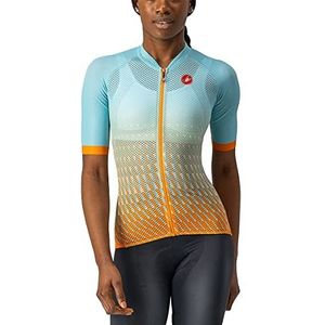 CASTELLI 4522058-472 Climber's 2.0 W Jersey dames T-Shirt Sky Light/Light Aqua-Pop Orange S