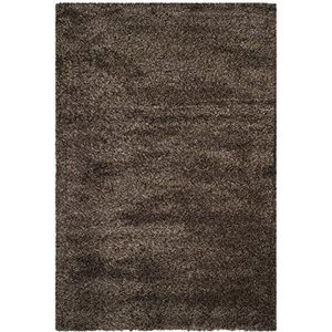 Safavieh Shaggy tapijt, SG151, geweven polypropyleen, mokka bruin, 90 x 150 cm