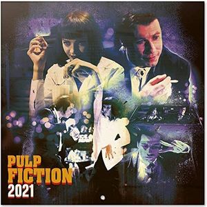 Grupo Erik Wandkalender Pulp Fiction - kalender 2021 voor 16 maanden, zwart, CP21075