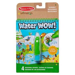 Melissa & Doug Let's Explore Water Wow! - ‘Onthul met water’-kleurblok - Seizoenen | Waterspeelgoed voor kinderen | 3+ | Cadeau voor meisjes en jongens
