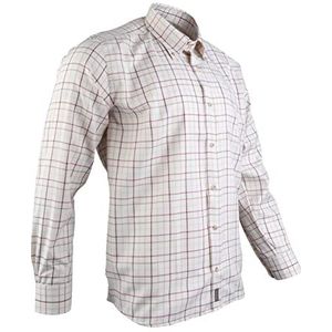 JACK PYKE Countryman - Geruit overhemd - bordeauxrood - 3XL