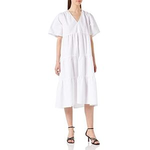 Part Two Pampw Dr Dress Relaxed Fit dames, Helder Wit, 34