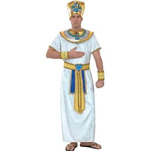 Ciao -Ramses Egyptische farao kostuum heren (volwassen maat, kleur wit, blauw, goud, 16148.L