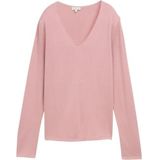 Tom Tailor - Pullovers - Morning Pink - Trui met V-hals