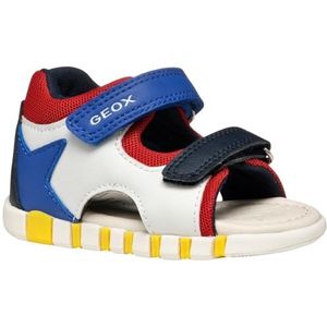 Geox B Iupidoo Boy-sandalen, babysandalen voor kinderen, Wit (Royal White), 19 EU