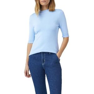 Gebreide Trui - Effen - Knitwear - Halve Mouw - Slanke Pasvorm