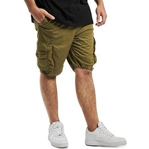 Urban Classics Heren Double Pocket Cargo Shorts, korte herenbroek, verkrijgbaar in vele verschillende kleuren, maten S tot 5XL, Summerolive, L