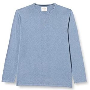Springfield Heren Jersey Polo Sweater, Lichtblauw, M, Lichtblauw, M