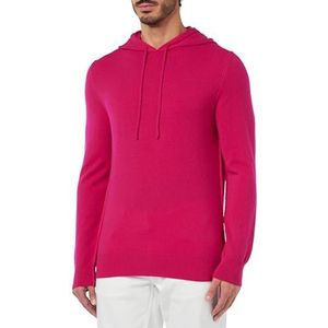 7 For All Mankind Hoodie Cashmere w/Stitch Detail Raspberry, roze, M