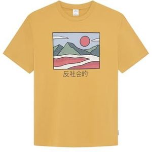 Springfield T-shirt, goud/mosterd, XL