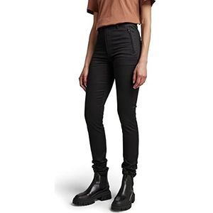 G-STAR Raw Weld High Skinny Chino voor dames, Zwart (Dk Black D19141-c105-6484), 24W / 32L