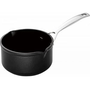 Le Creuset 51109160010002 TNS 16 x 8,5 cm melkpannetje met 2 schenktuitjes, aluminium