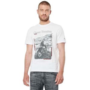 Kaporal Razi T-shirt voor heren, Wit, S