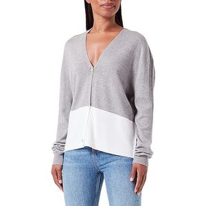Gerry Weber Damestrui, Grijs/ecru/witte patch, 40