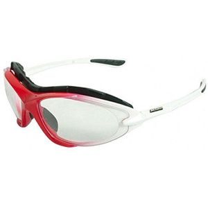 Massi Max Dual- fietsbril unisex, kleur rood