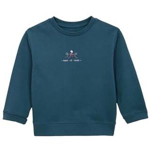 Gocco Sweatshirt met volcan print voor kinderen, Groen, 5-6 jaar