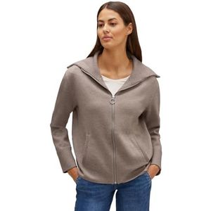 Street One Dames Troyer Cardigan, Whisper Mokka Melange, 36