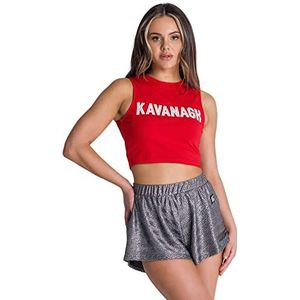 Gianni Kavanagh Red Hollywood Crop Top T-shirt, S dames