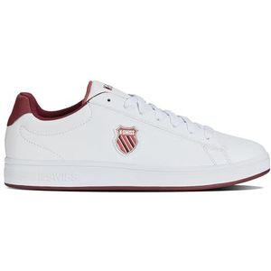 K-Swiss Court Shield Sneakers voor heren, 44 EU, wit, 44 EU