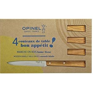 Opinel Messenset Esprit Sud, olijfhout tafelmes, meerkleurig, 0,5 cm