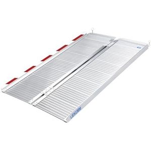 LIEKUMM - Rolstoelhelling - Aluminium - 121 cm - Inklapbaar - 300 kg Draagkracht