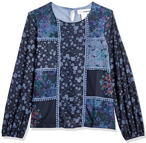 Desigual T-shirt voor meisjes, blauw, 3-4 jaar