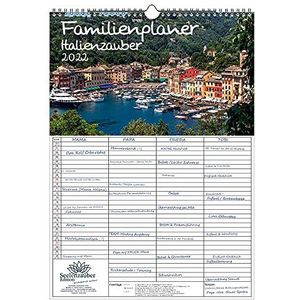 Seelenzauber Familieplanner - Magie Italië DIN A3-Kalender Voor 2022