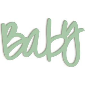 Declea Houten opschrift om op te hangen, voor kinderen en baby's, wanddecoratie van hout voor de kinderkamer of kinderen, decoratie van hout, design