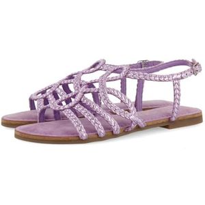 Gioseppo - Yakima - Sandalen - Mauve - Leer - Gevlochten Bandjes