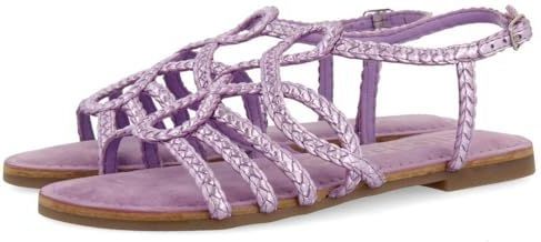 Gioseppo - Yakima - Sandalen - Mauve - Leer - Gevlochten Bandjes