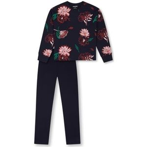 Schiesser meisjes pyjamaset, Nachtblauw 183038, 140